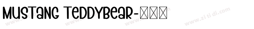 mustang teddybear字体转换